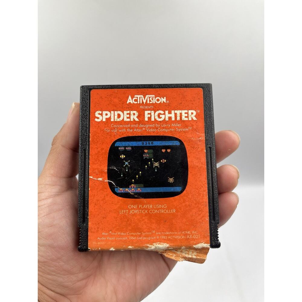 Spider Fighter Atari Video Game Activision Video Game Vintage